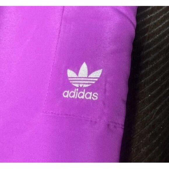 Adidas Originals Women's Essentials Woven Cargo Pants Size Small Purple Burst - Picture 8 of 16